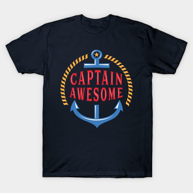 Captain Awesome T-Shirt by AntiqueImages